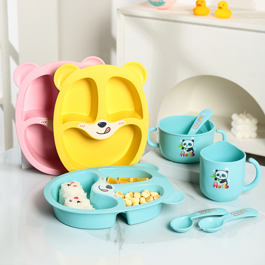 小熊貓套裝兒童餐具