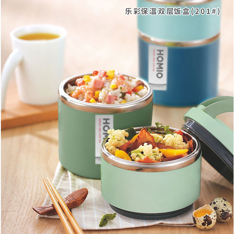 樂(lè )彩飯盒/雙層/三層(2