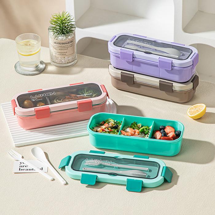 愛悅長方形便當(dāng)盒二格